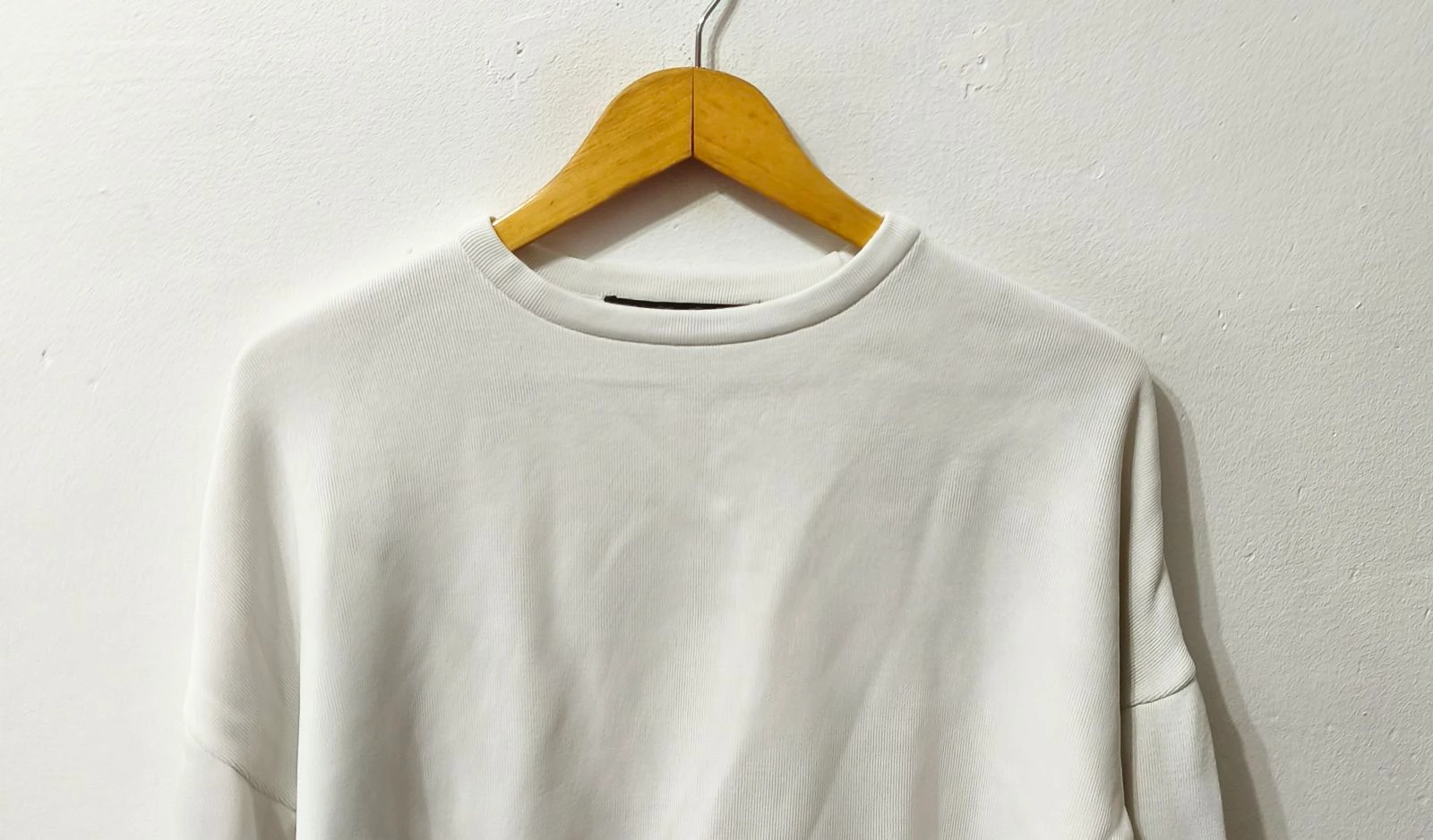 Cropped wit T-shirt Zara dames Maat M – photo 3